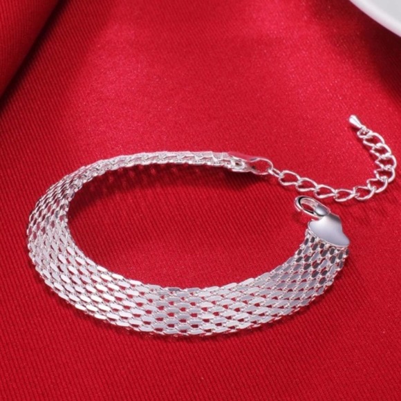 Sterling Silver Trendy 10mm Chain Bracelet - Picture 5 of 10